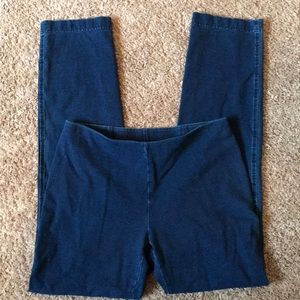 J Jill purejill indigo slim leg leggings XS blue
